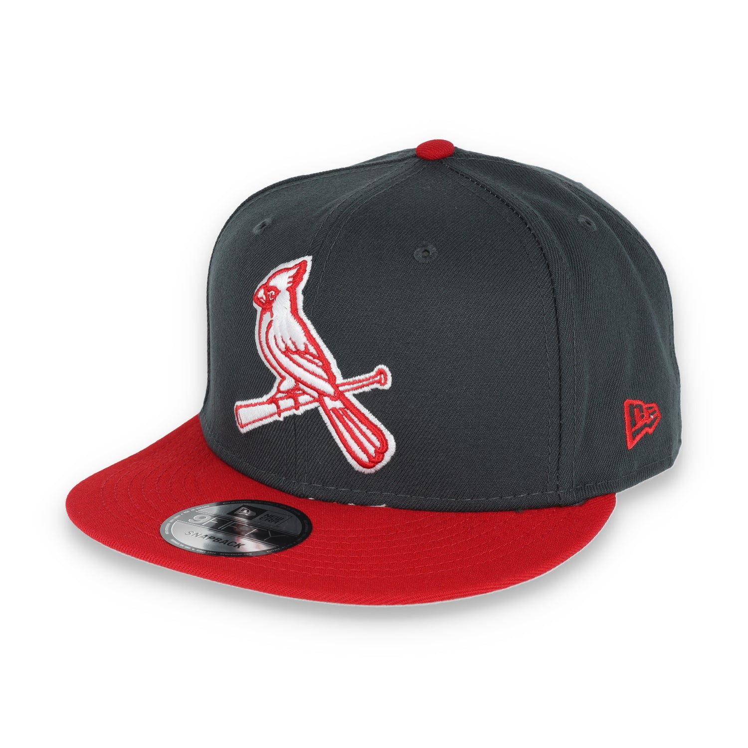 New Era ST Louis Cardinals 2-Tone Color Pack 9FIFTY Snapback Hat- Grey/Scarlet