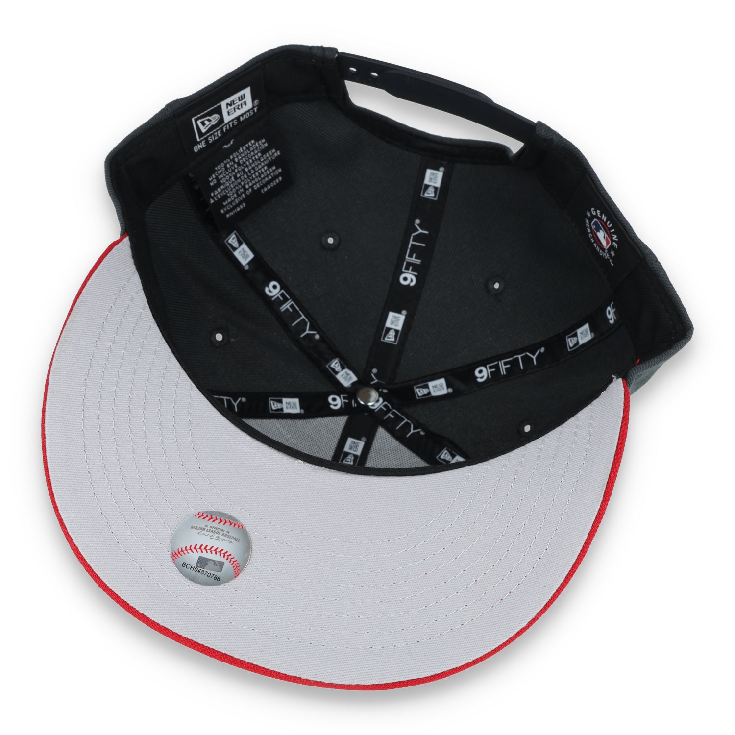New Era ST Louis Cardinals 2-Tone Color Pack 9FIFTY Snapback Hat- Grey/Scarlet