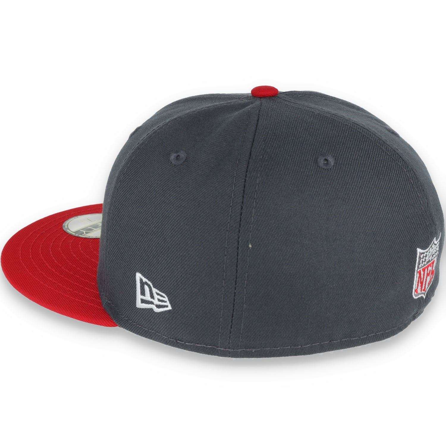 New Era San Francisco 49ers 59FIFTY Fitted Hat- Grey/Red