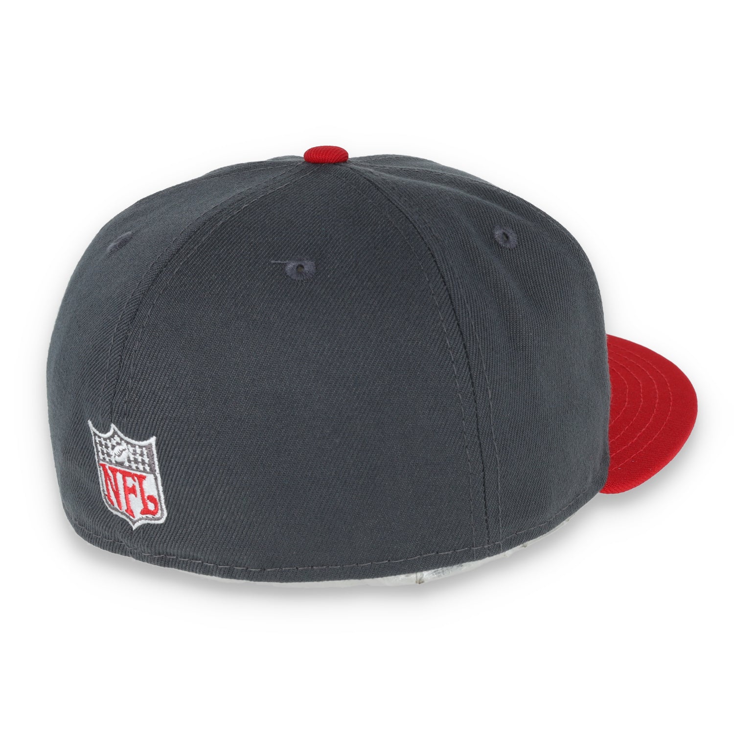 New Era San Francisco 49ers 59FIFTY Fitted Hat- Grey/Red