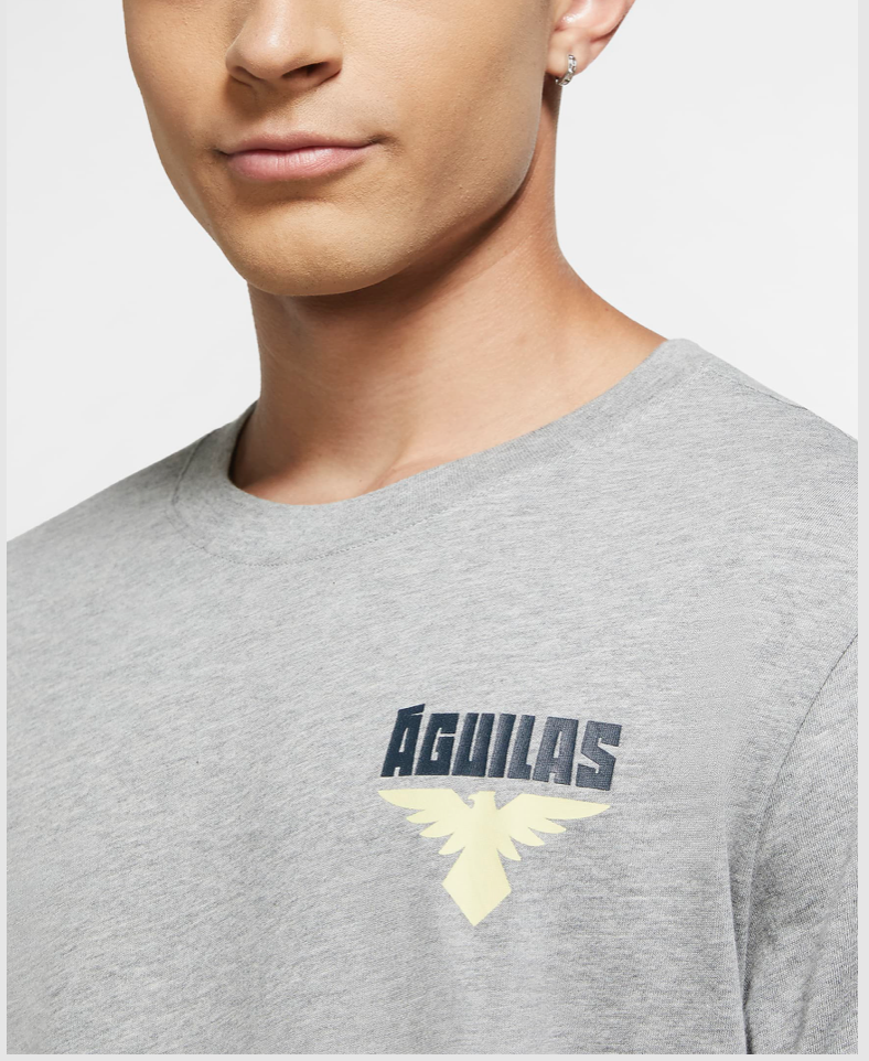 NIKE CLUB AMERICA AGUILAS T-SHIRT-DARK GREY