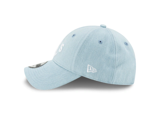 New Era Oakland A's Women's Light Green LINEN LEAP WOMENS 9TWENTY ADJUSTABLE