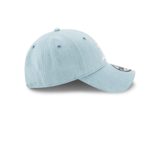 New Era Oakland A's Women's Light Green LINEN LEAP WOMENS 9TWENTY ADJUSTABLE