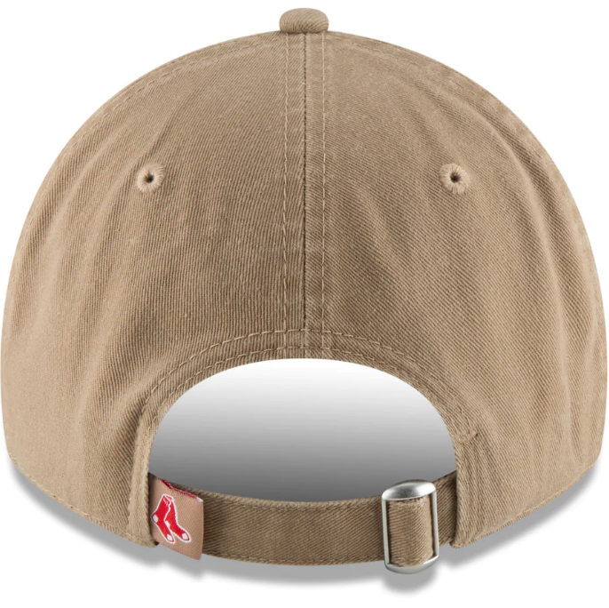 New Era Boston Red Sox Khaki Core Classic Secondary 9TWENTY Adjustable Hat