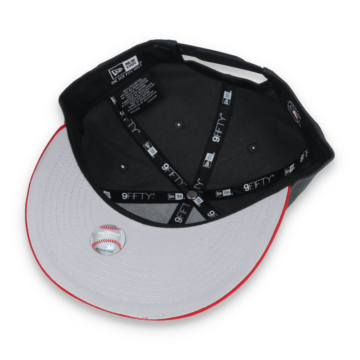 New Era Texas Rangers 2-Tone Color Pack Snapback Hat - Grey/Scarlet