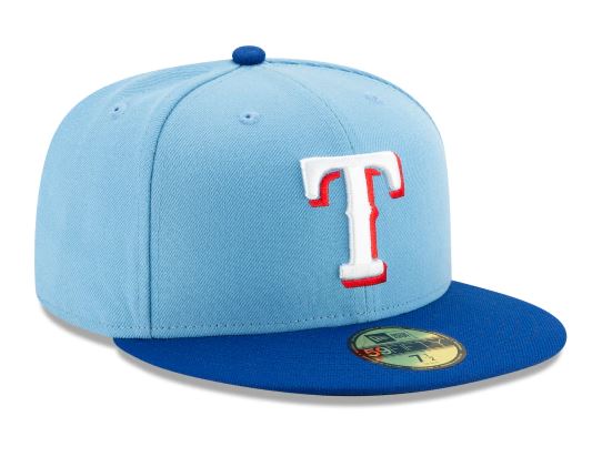 TEXAS RANGERS ALTERNATE 2 COLLECTION 59FIFTY FITTED-ON-FIELD COLLECTION-BLUE