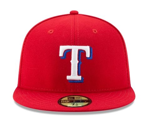 TEXAS RANGERS ALTERNATE COLLECTION 59FIFTY FITTED-ON-FIELD COLLECTION-RED