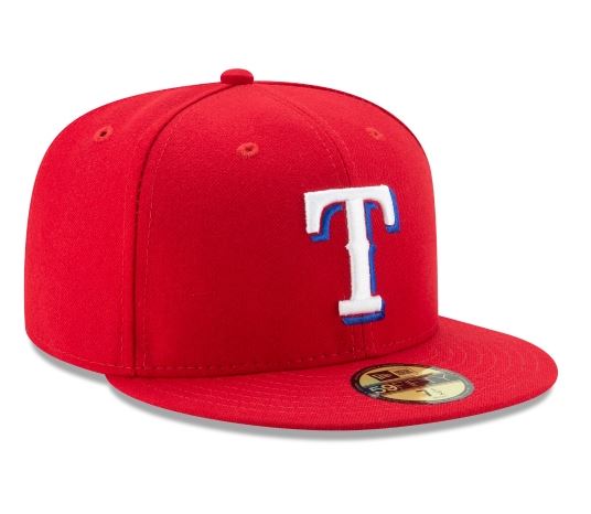 TEXAS RANGERS ALTERNATE COLLECTION 59FIFTY FITTED-ON-FIELD COLLECTION-RED