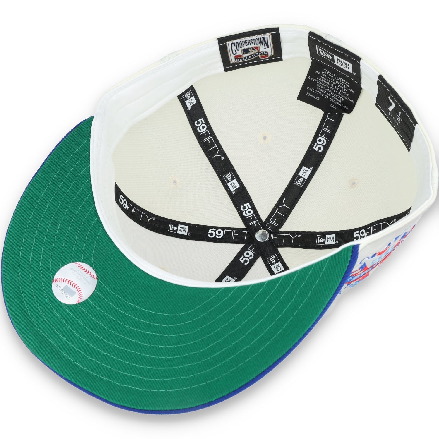 New Era Texas Rangers 1995 All Star Game Patch 59FIFTY Fitted Ivory Hat