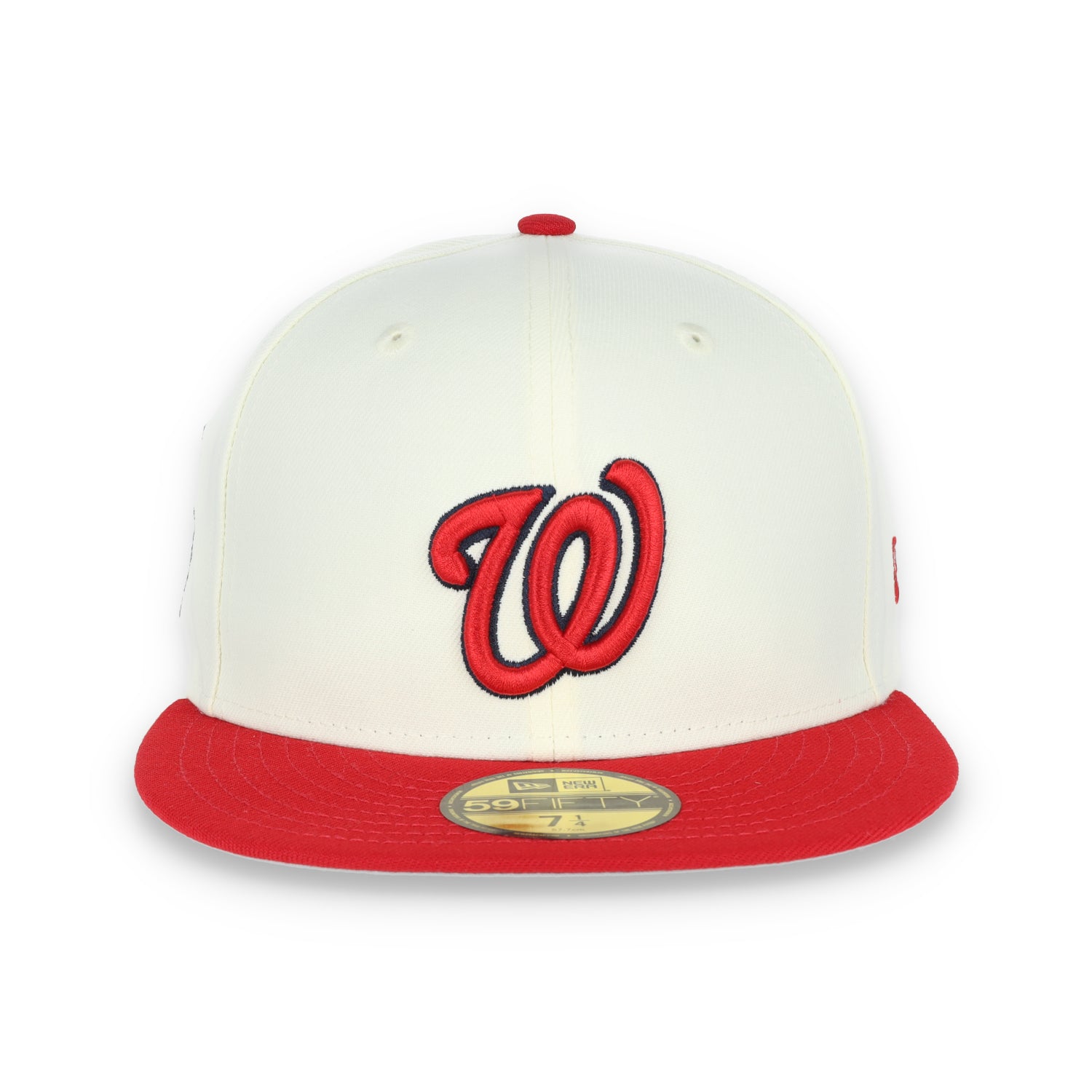 New Era Washington Nationals 2019 World Series Side Patch Throwback White 59FIFTY Fitted