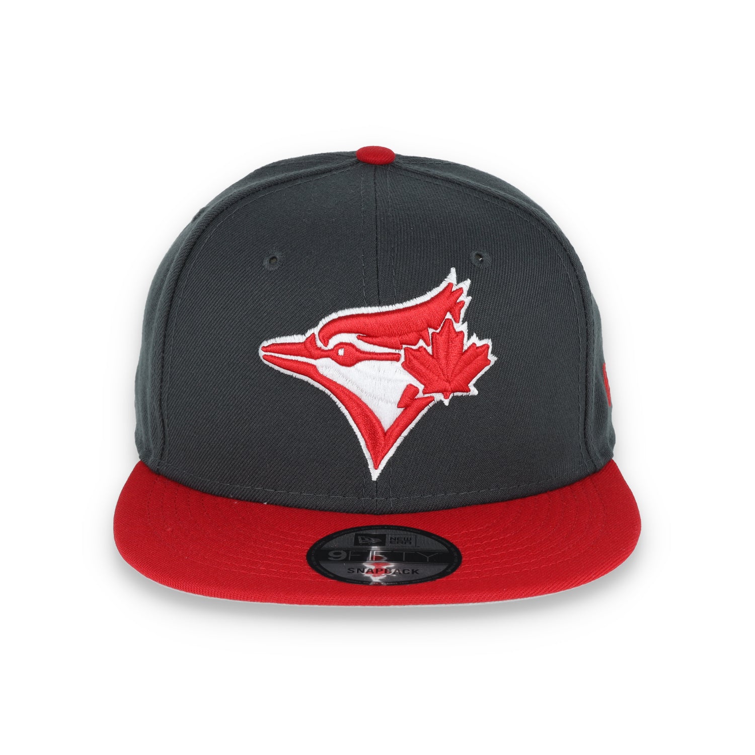 New Era Toronto Blue Jays 2-Tone Color Pack 9FIFTY Snapback Hat-Grey/Scarlet