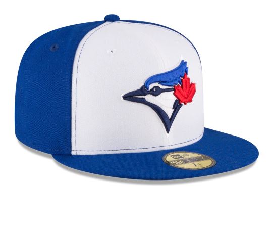 TORONTO BLUE JAYS ALTERNATE 3 COLLECTION 59FIFTY FITTED-ON-FIELD COLLECTION-WHITE
