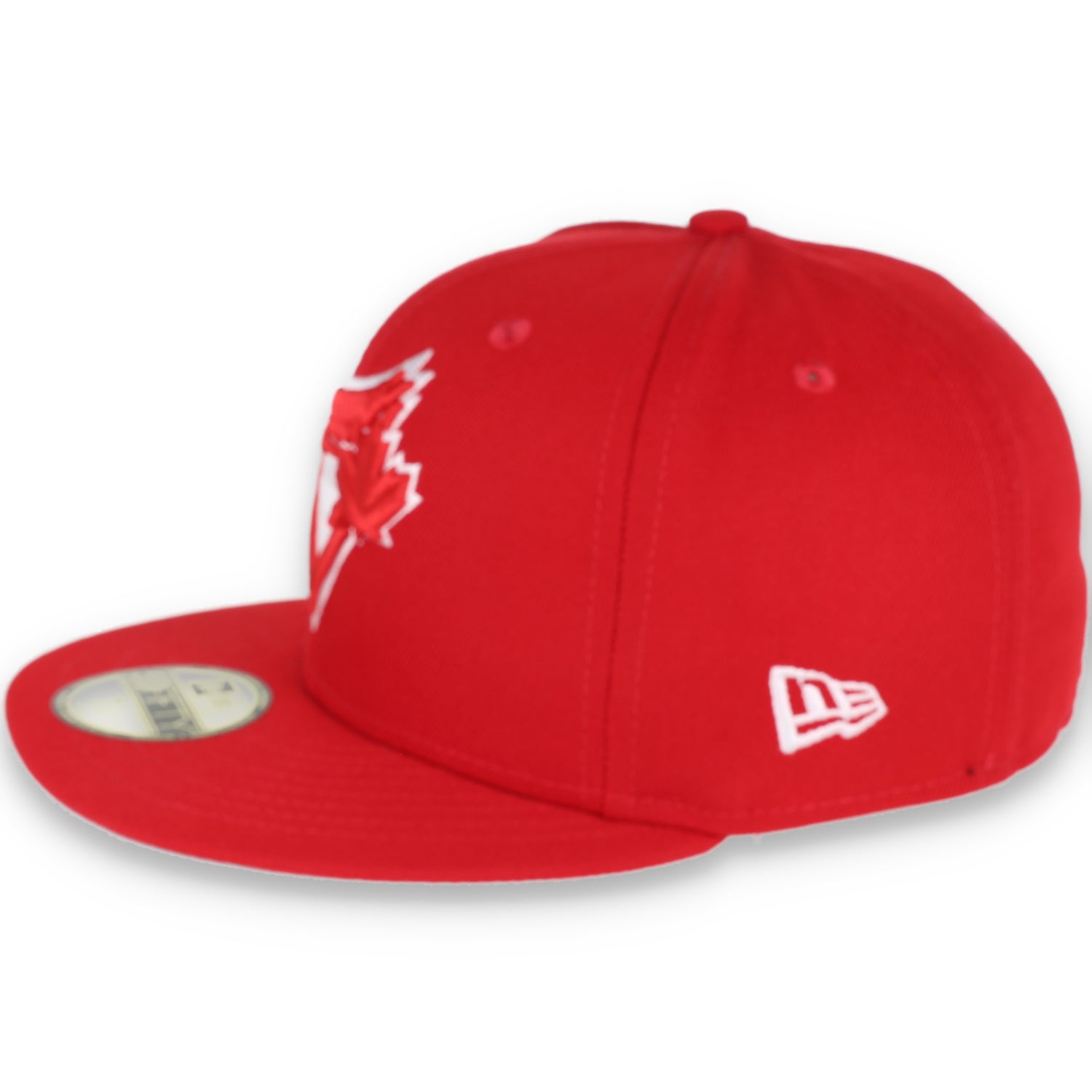 NEW ERA TORONTO BLUE JAYS 1993 WORLD SERIES SIDE PATCH 59FIFTY FITTED -SCARLET