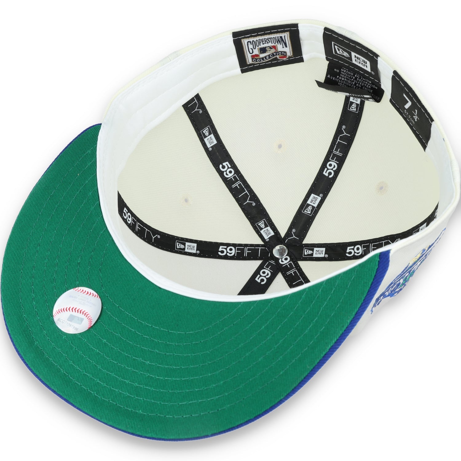 New Era Toronto Blue Jays 1992 World Series Patch 59FIFTY Fitted Ivory Hat