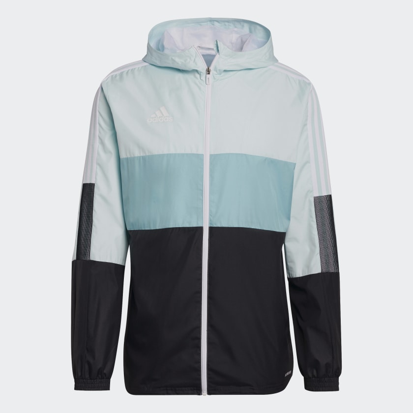 Adidas Tiro Windbreaker Jacket-Halo Mint / Black