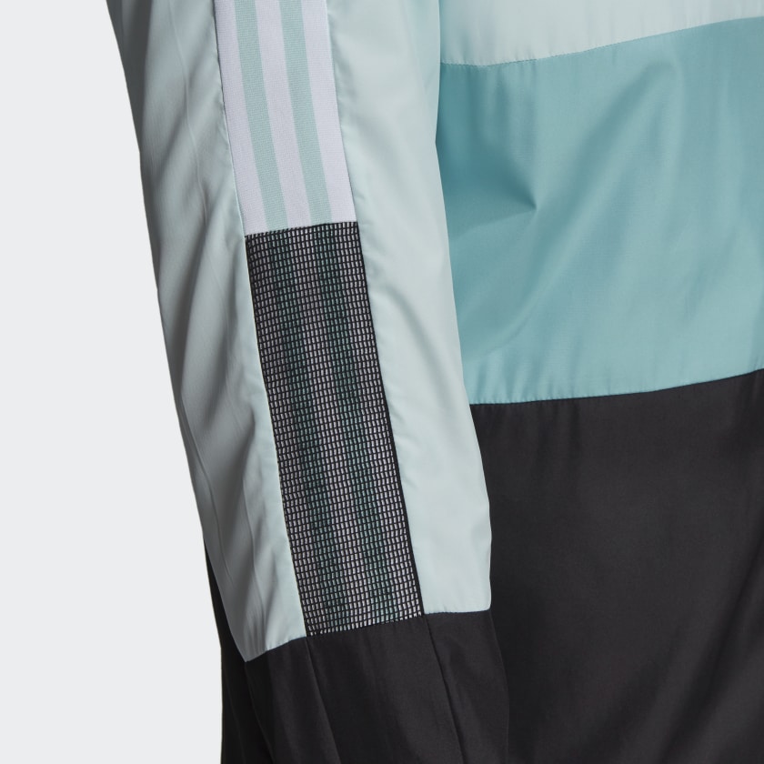 Adidas Tiro Windbreaker Jacket-Halo Mint / Black