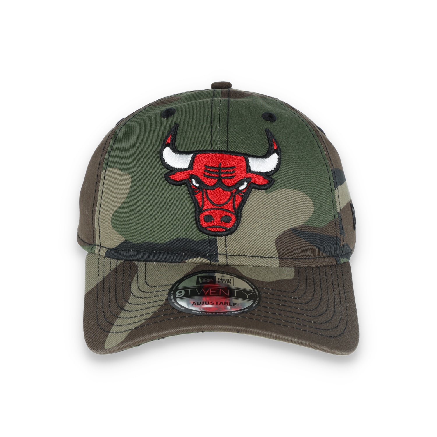 CHICAGO BULLS NEW ERA CORE CLASSIC WOODLAND CAMO 9TWENTY ADJUSTABLE-CAMO