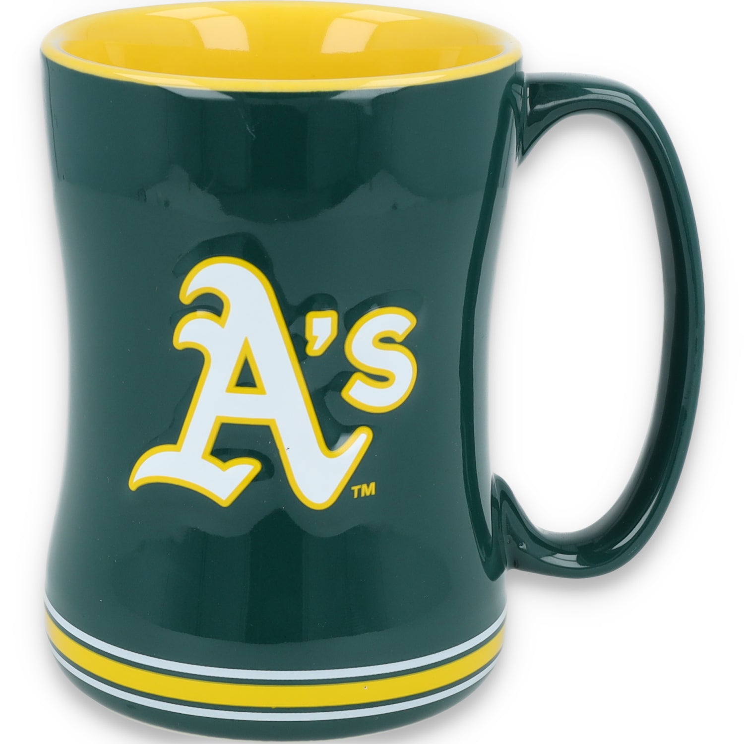 Oakland Athletics 14oz. Relief Sculped  Mug