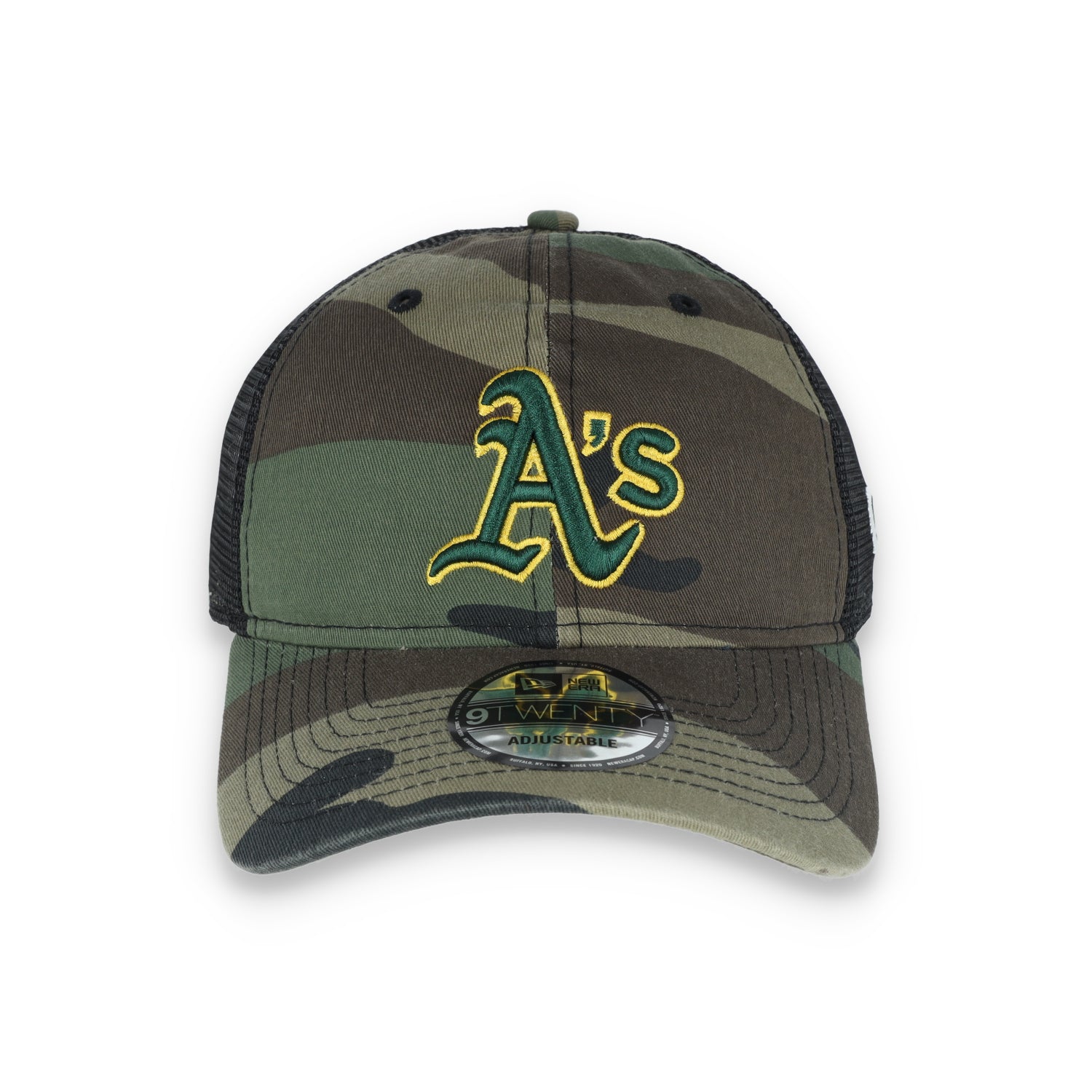 New Era Oakland A's Trucker 9TWENTY Adjustable Hat - Camo