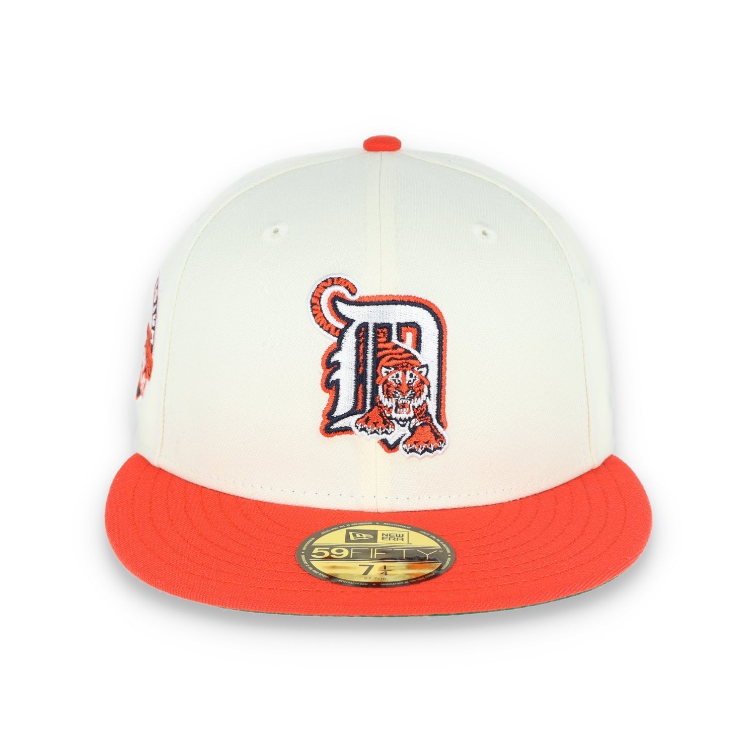 New Era Detroit Tigers Patch 59FIFTY Fitted Hat-Ivory