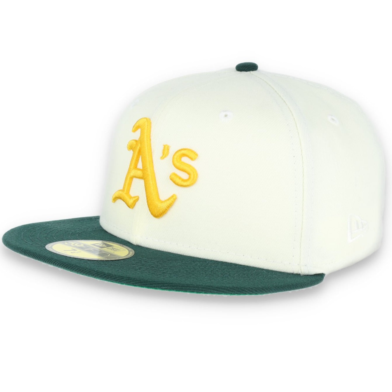 New Era Oakland Athletics 59FIFTY Fitted 30th Anniversary Patch-Ivory Hat