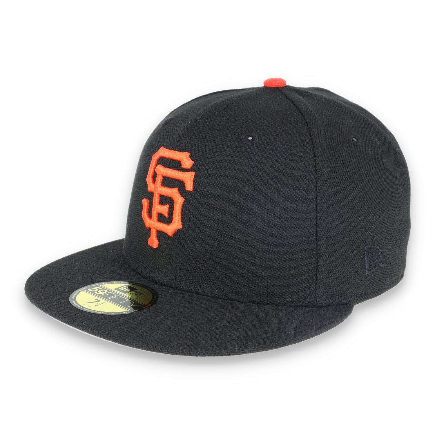 NEW ERA SAN FRANCISCO GIANTS 59FIFTY FITTED USA SIDE FLAG- BLACK/ORANGE