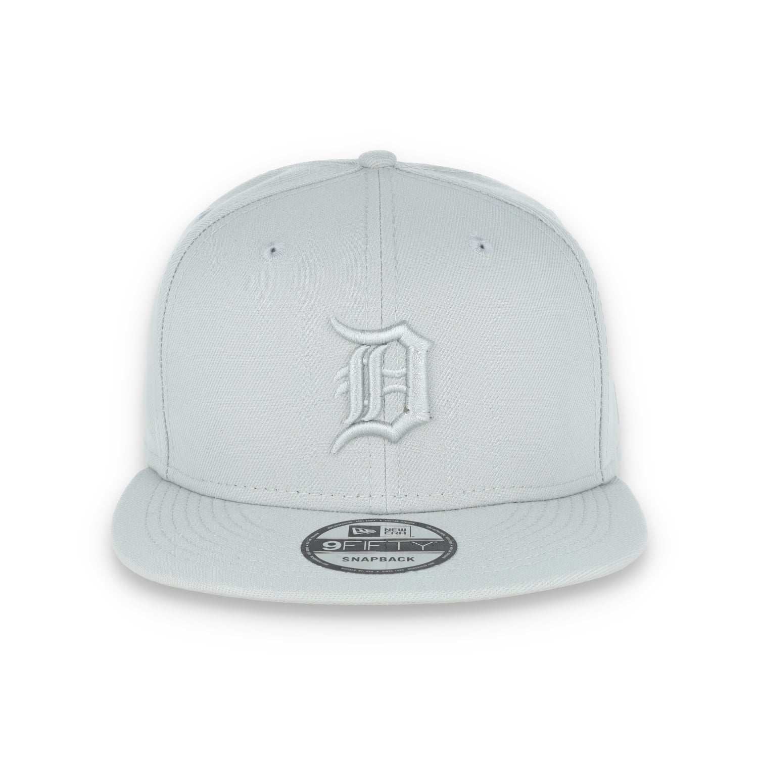 Detroit Tigers New Era Gray 9FIFTY Snapback Hat-GREY