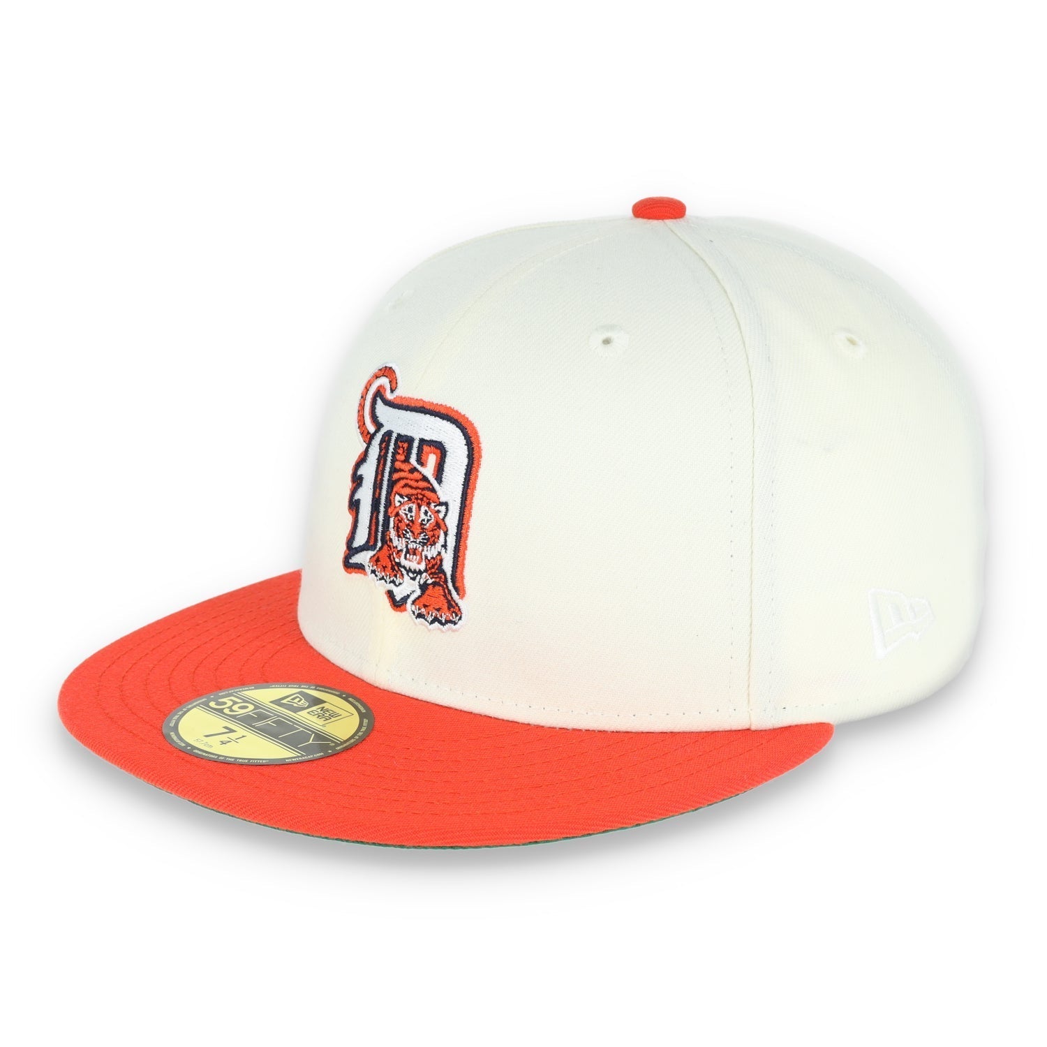 New Era Detroit Tigers Patch 59FIFTY Fitted Hat-Ivory