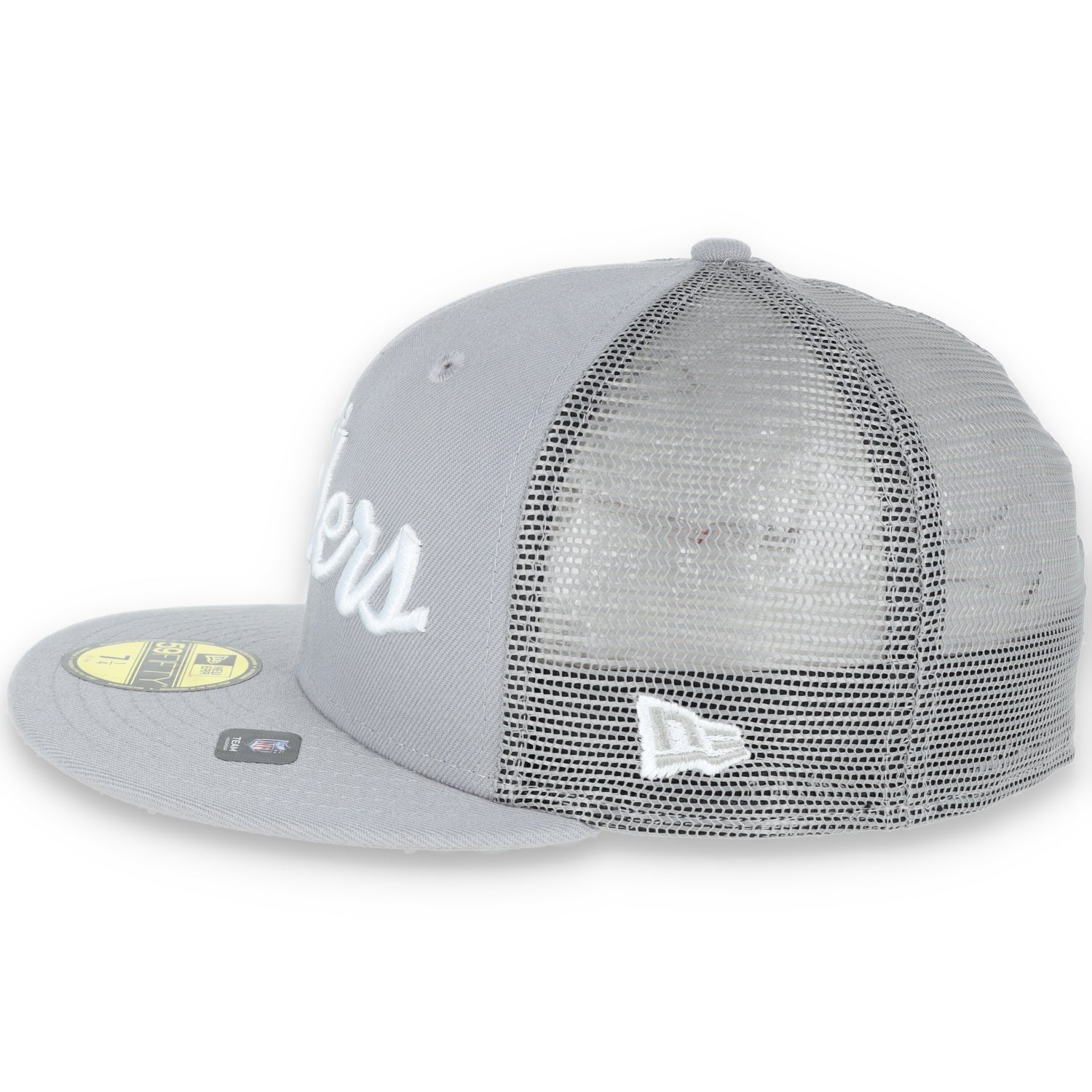 LAS VEGAS RAIDERS NEW ERA mesh script 59FIFTY FITTED-GRAY
