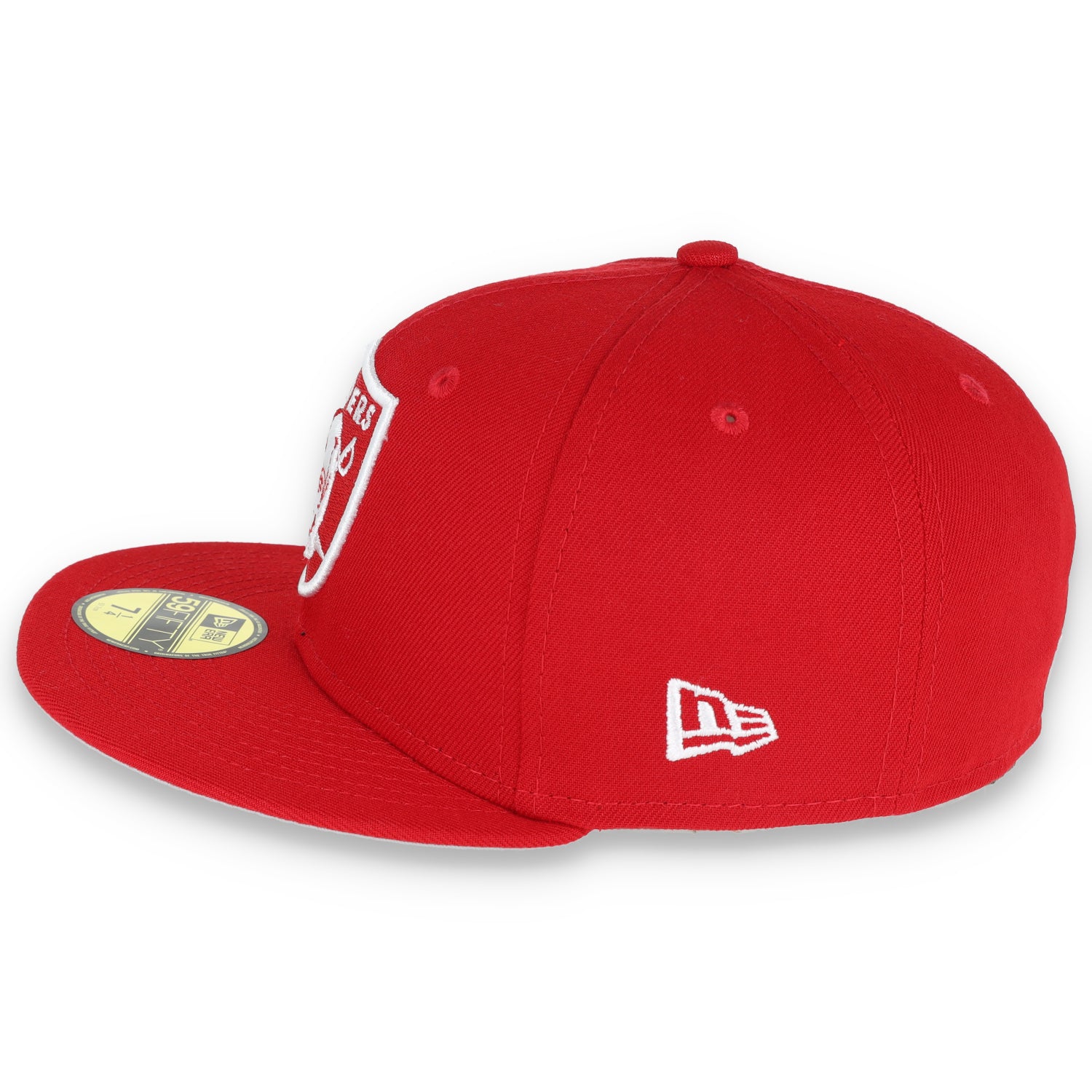 New Era Las Vegas Raiders Shield 59FIFTY Fitted Hat-Red