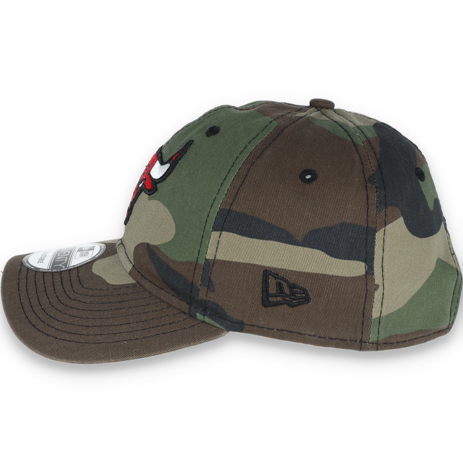 CHICAGO BULLS NEW ERA CORE CLASSIC WOODLAND CAMO 9TWENTY ADJUSTABLE-CAMO