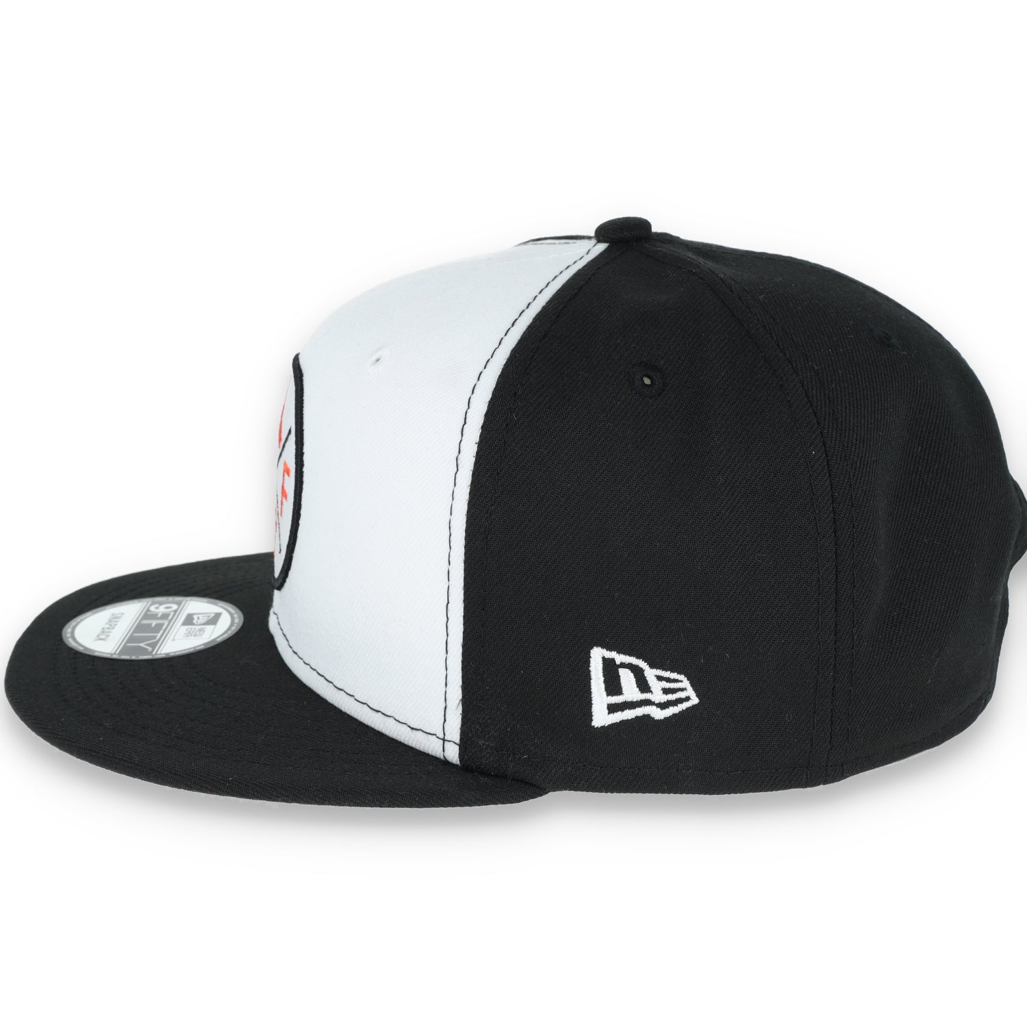 San Francisco Giants New Era White/Black Vert 2.0 9FIFTY Trucker Snapback Hat