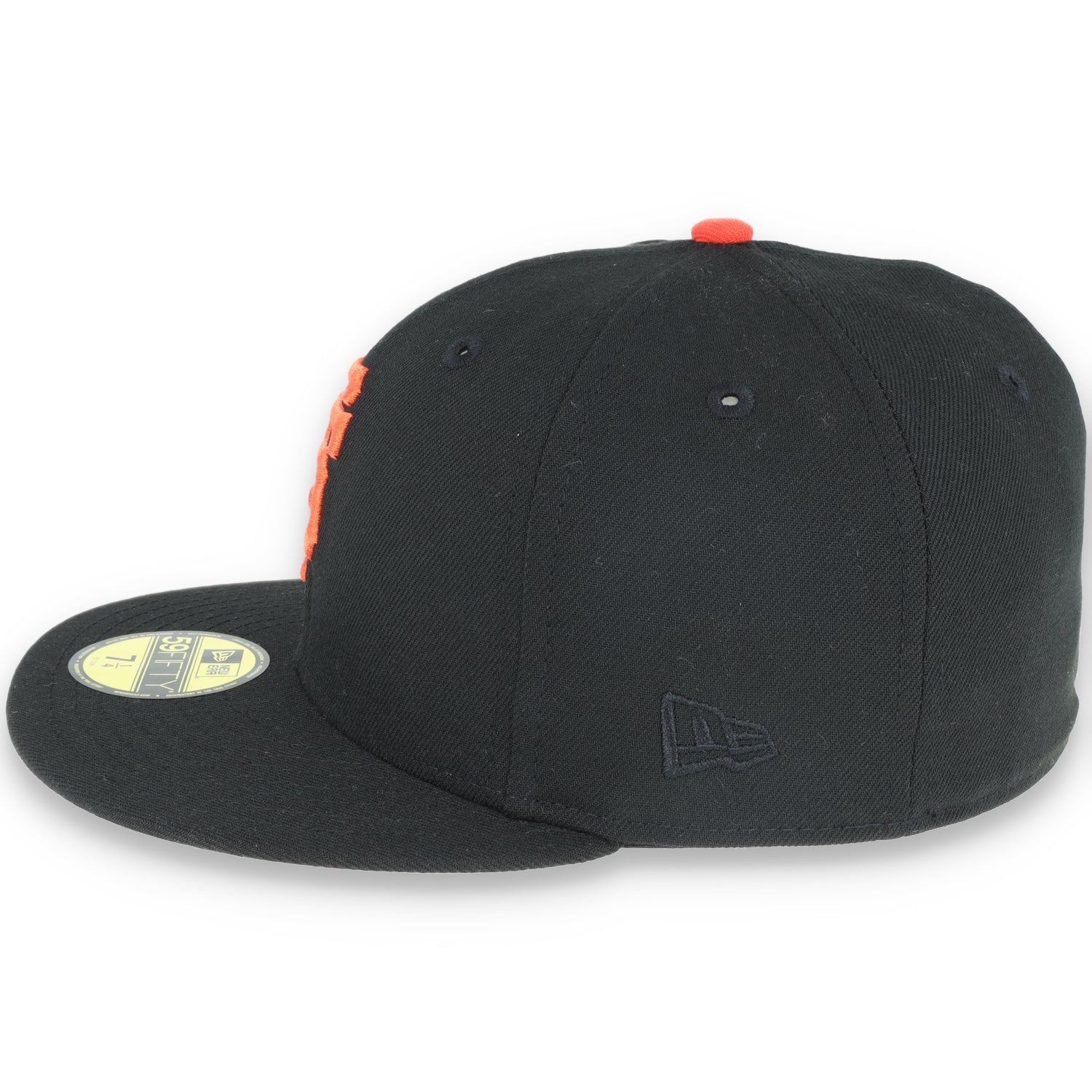 NEW ERA SAN FRANCISCO GIANTS 59FIFTY FITTED USA SIDE FLAG- BLACK/ORANGE