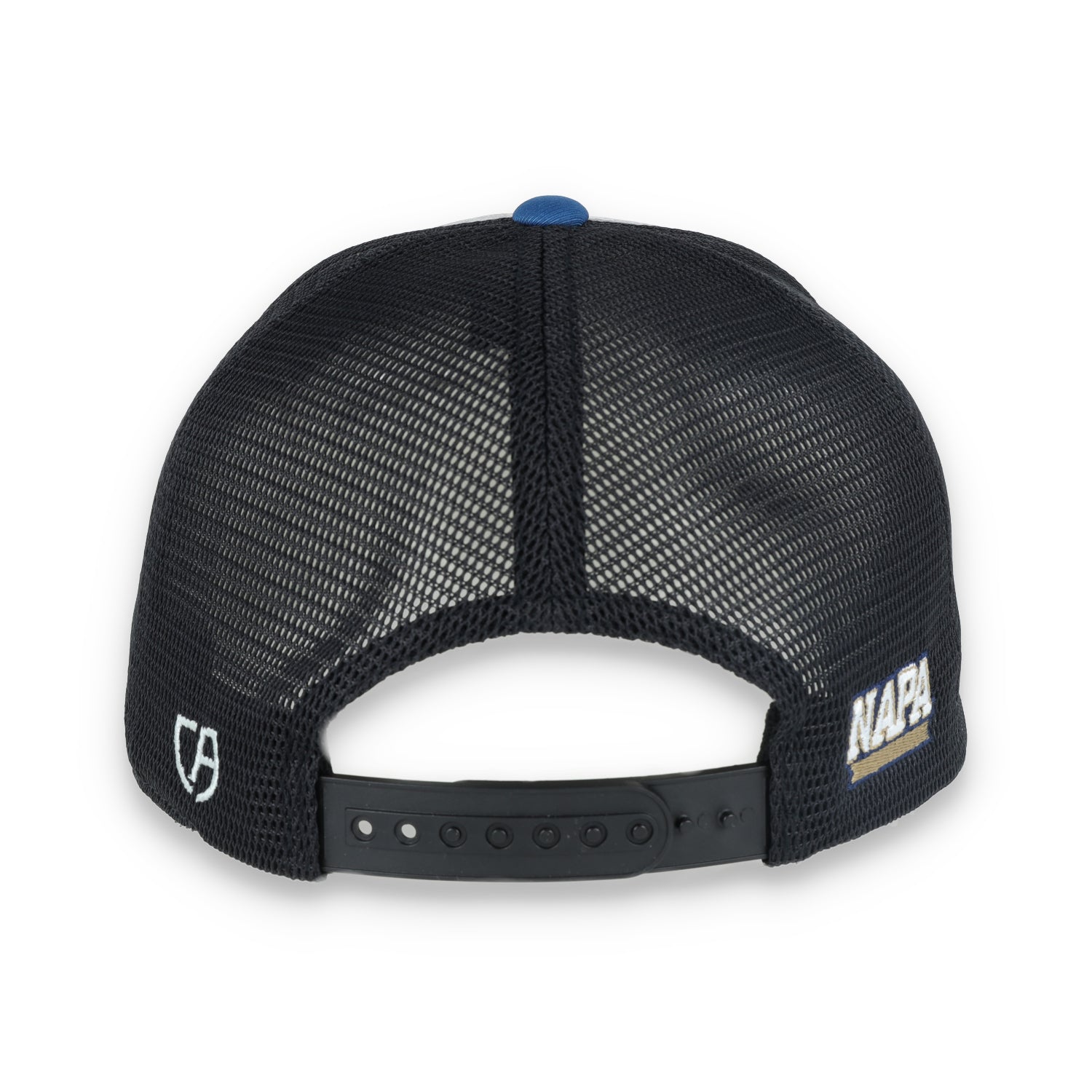 Napa High Grizzlies Flexfit 110® Melange Trucker Mesh Back Cap-Charcoal/Black