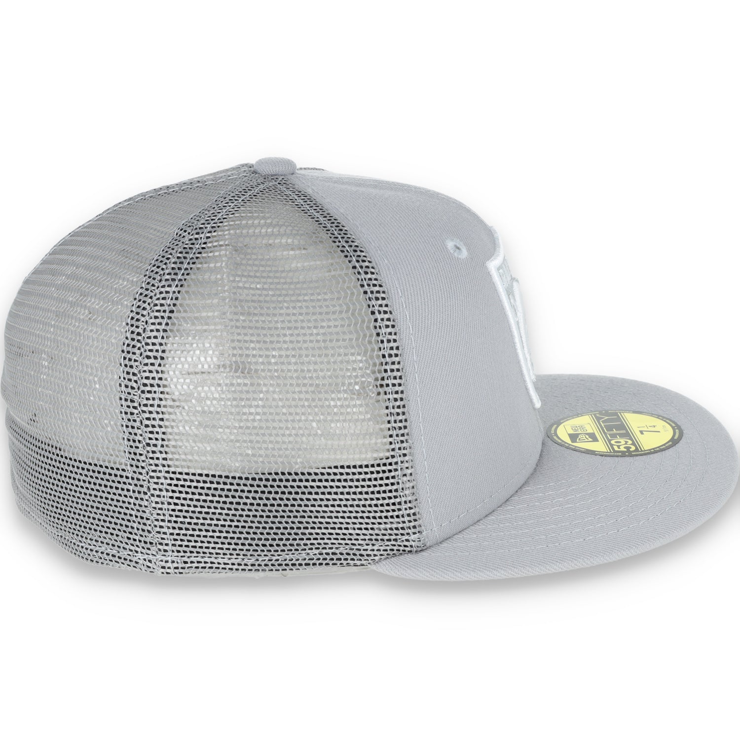 New Era Las Vegas Raiders Shield 59Fifty Fitted Script Hat-Grey/Mesh