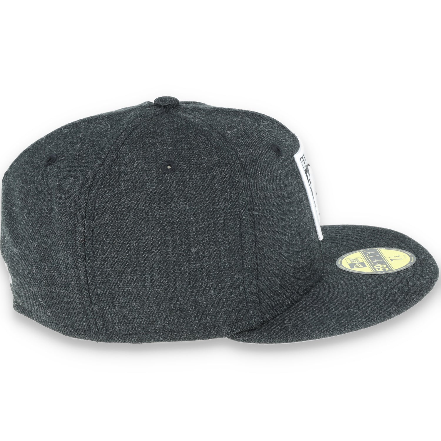 New Era Las Vegas Raiders Shield 59Fifty Fitted Hat-Dark Heather