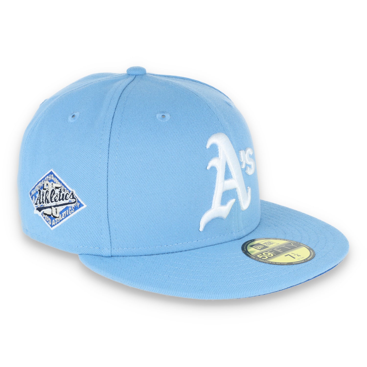 Brooklyn Dodgers Sky Royal Jackie Robinson 75 Years New Era 59FIFTY Fitted Hat 7 1/4