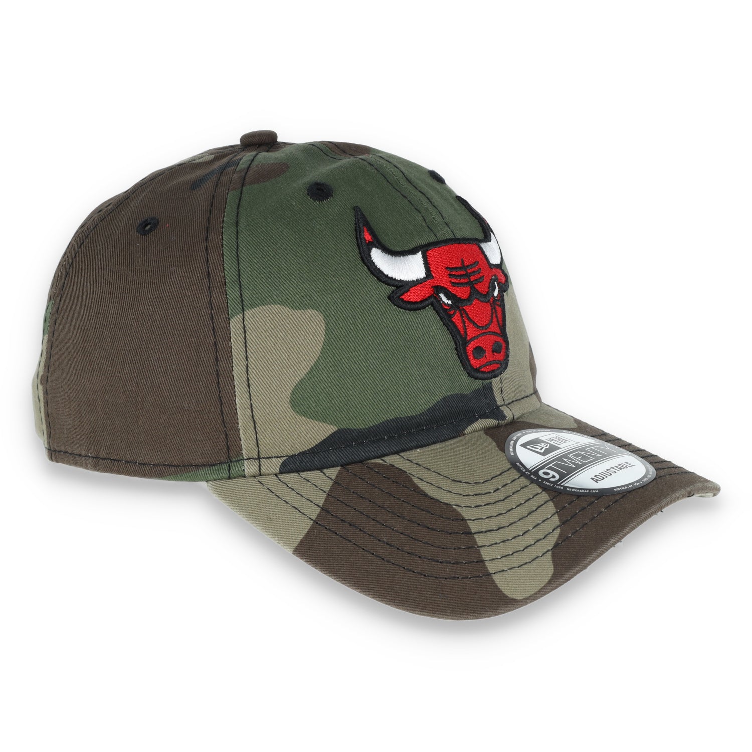 CHICAGO BULLS NEW ERA CORE CLASSIC WOODLAND CAMO 9TWENTY ADJUSTABLE-CAMO