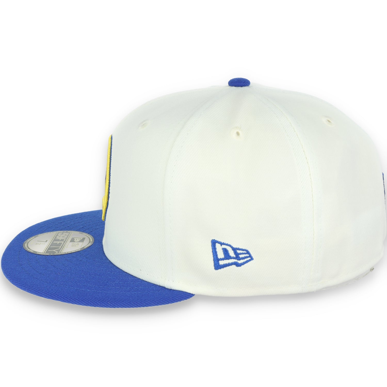 New Era Golden State Warriors Retro E1 59FIFTY Hat-Cream/Royal