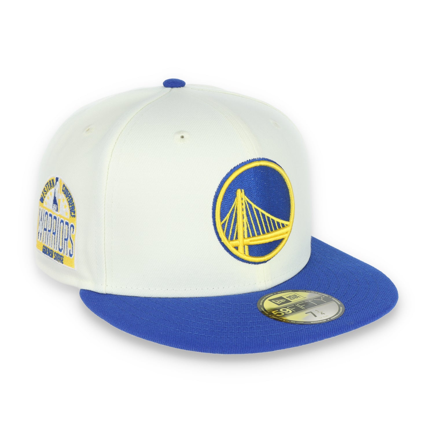 New Era Golden State Warriors Retro E1 59FIFTY Hat-Cream/Royal