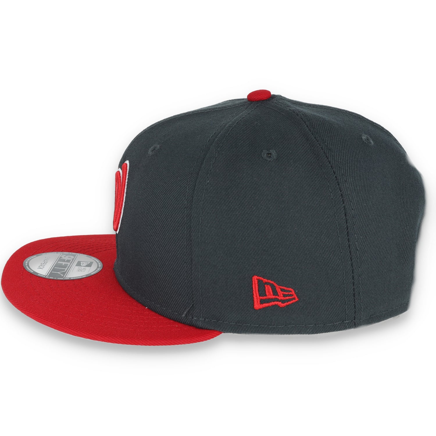New Era Washington Nationals 2-Tone Color Pack 9FIFTY Snapback Hat - Grey/Scarlet
