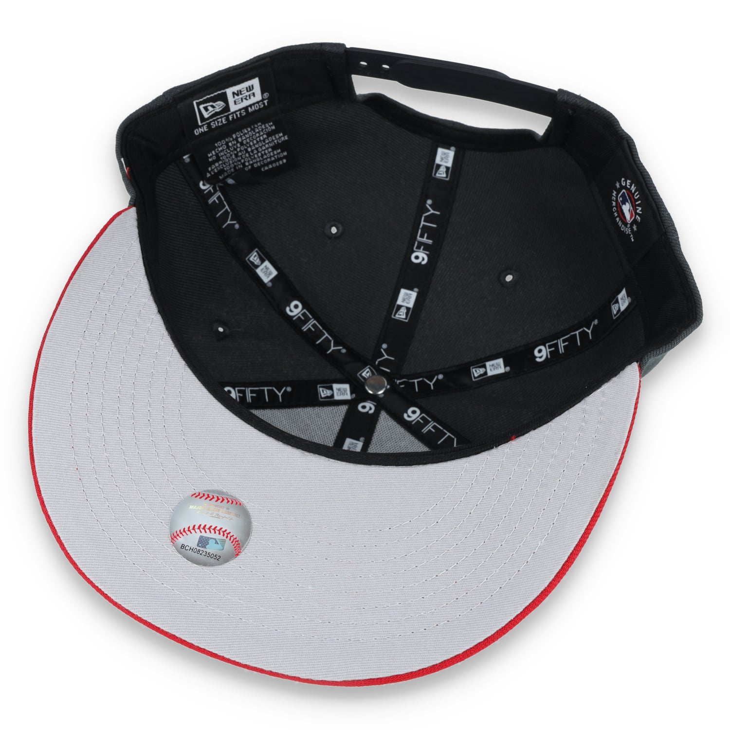 New Era Chicago White Sox 2-Tone Color Pack 9FIFTY Snapback Hat-Grey/Scarlet