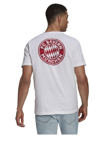 Adidas FC Bayern Munich Street T-Shirt - White