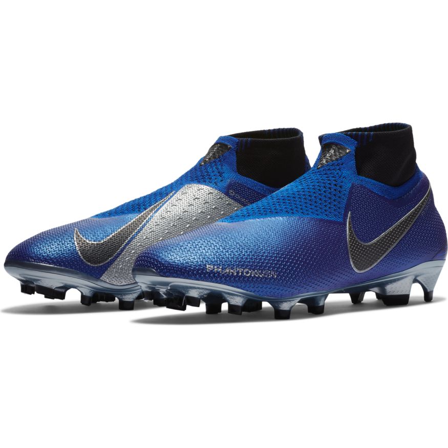 Nike Phantom Vision Elite DF FG - Racer Blue/Metallic Silver