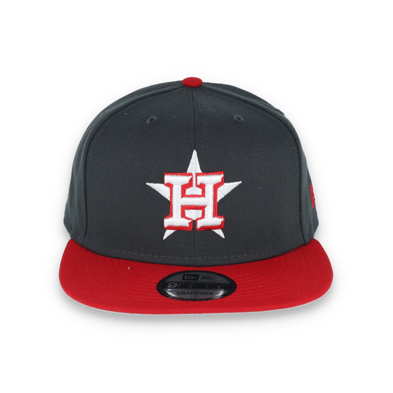 New Era Houston Astros 2-Tone Color Pack 9FIFTY Snapback Hat-Grey/Scarlet