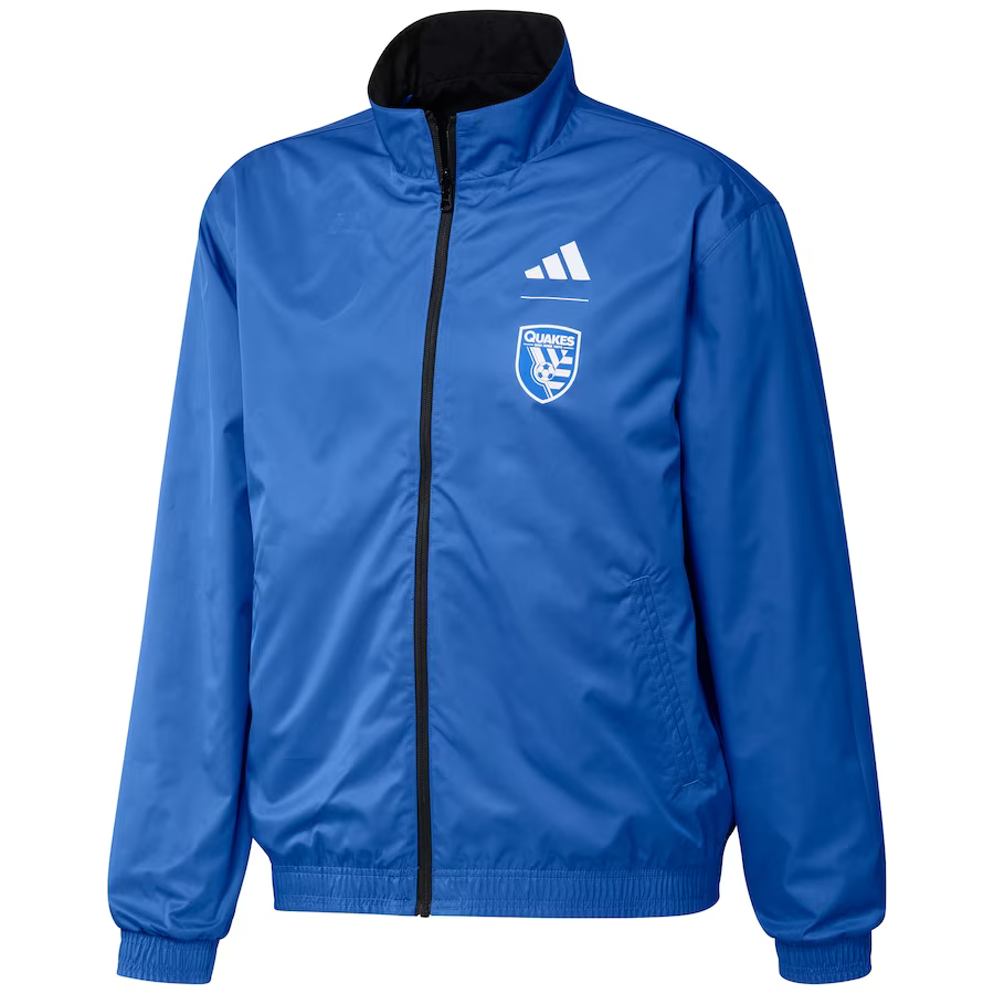 ADIDAS SAN JOSE EARTHQUAKES REVERSIBLE ANTHEM JACKET