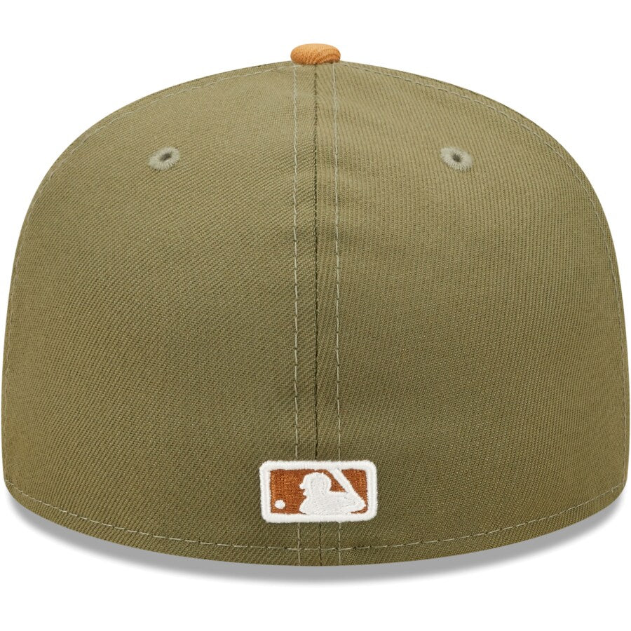 New Era Washington Nationals Two-Tone Color Pack 59FIFTY Fitted Hat-Olive/Brown