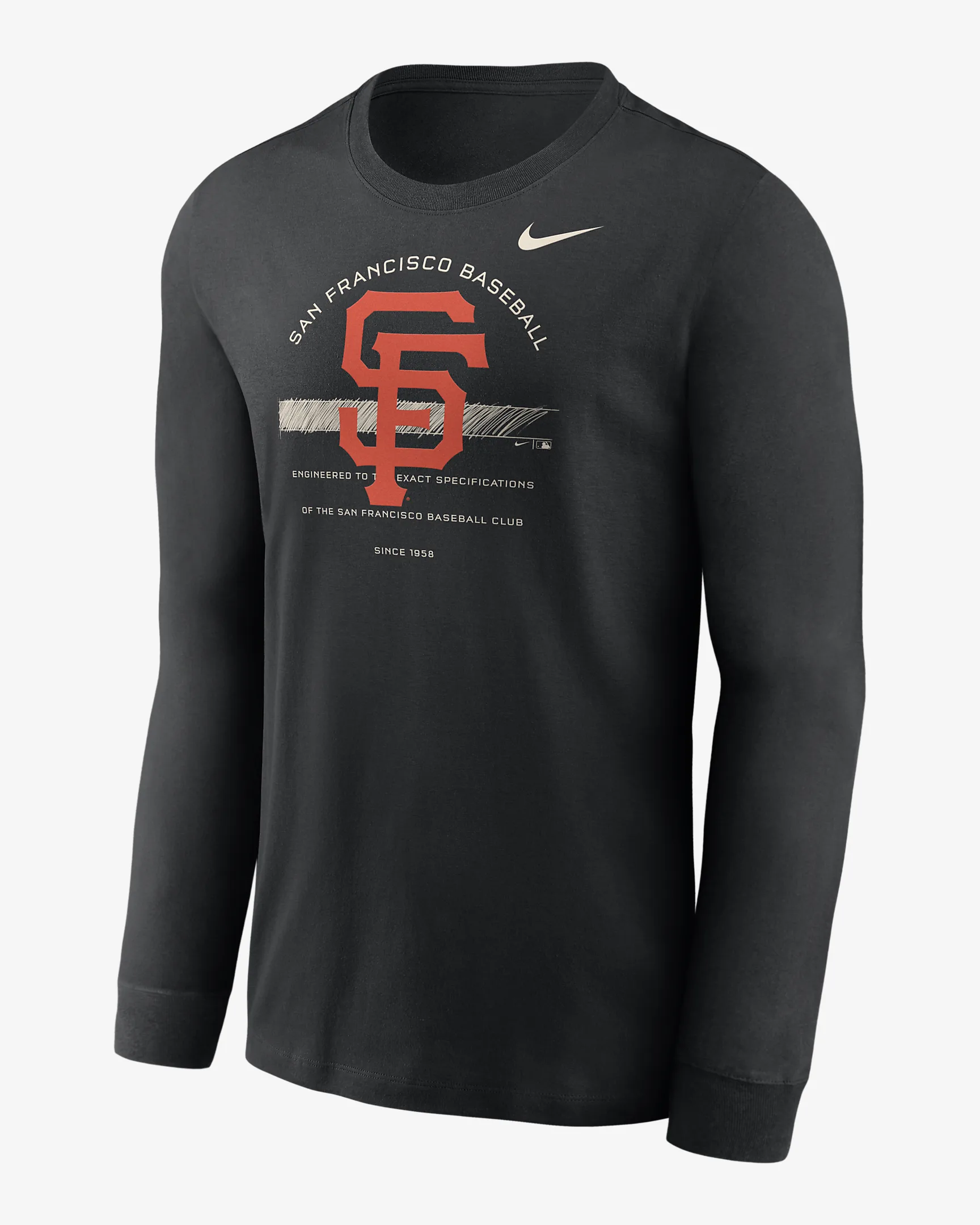 Nike San Francisco Giants Over Arch Long Sleeve T-Shirt