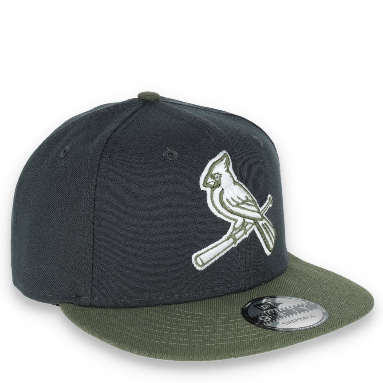 New Era St. Louis Cardinals 2-Tone Color Pack 9FIFTY Snapback Hat- Grey/Olive