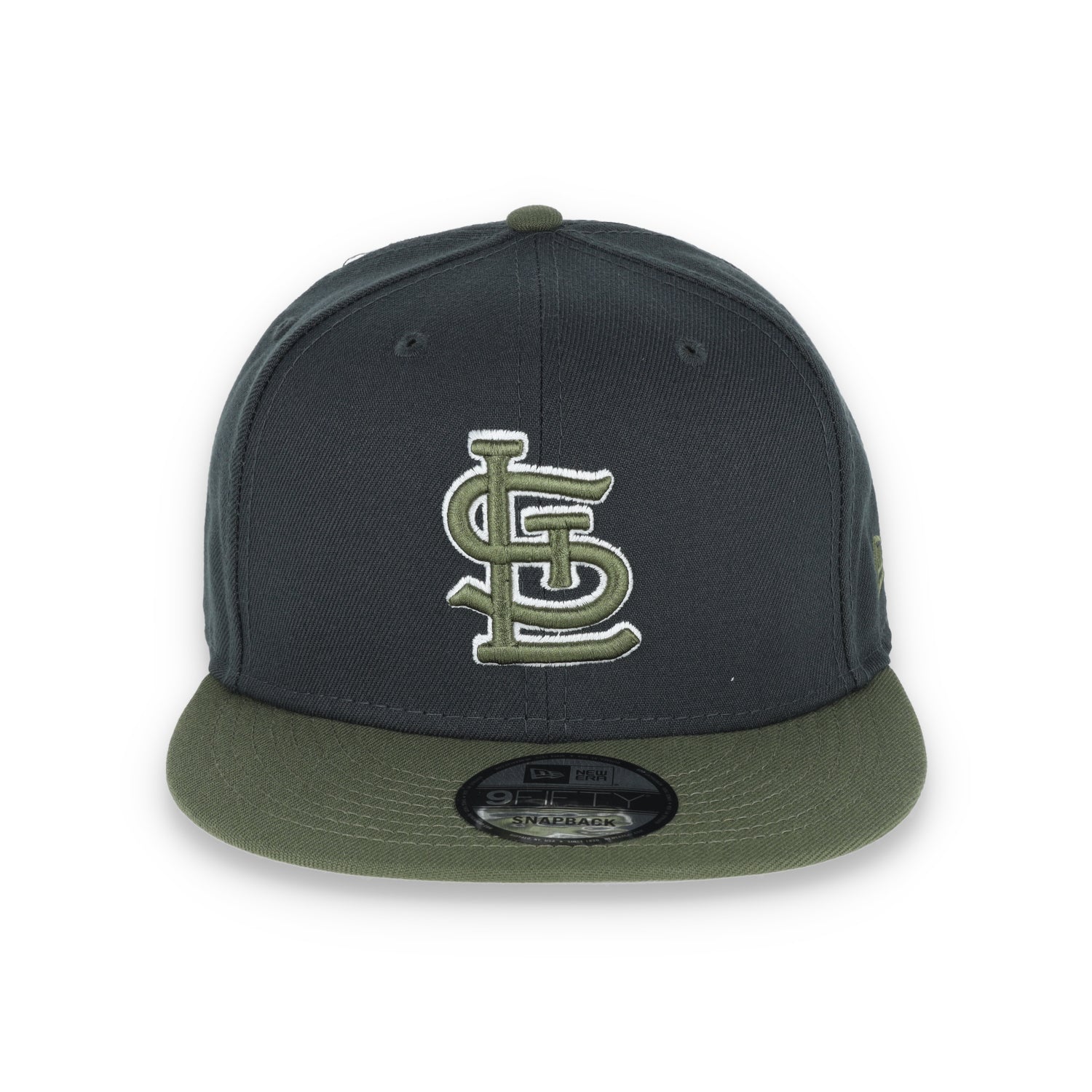 New Era St. Louis Cardinals 2-Tone Color Pack 9FIFTY Snapback Hat- Grey/Olive